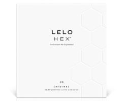 Презервативи LELO HEX Condoms Original 36 Pack, тонкі та суперміцні