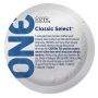 Презерватив ONE Classic Select Contest Collection, 1 шт, гладенький, зі змазкою, дизайнерське паковання