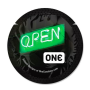 Презерватив ONE Glowing Pleasures, 1 шт, світиться в темряві, зі змазкою