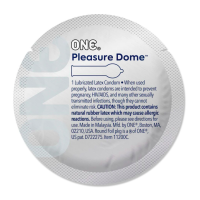 Презерватив ONE Pleasure Dome гладенький з розширеною головкою 1шт