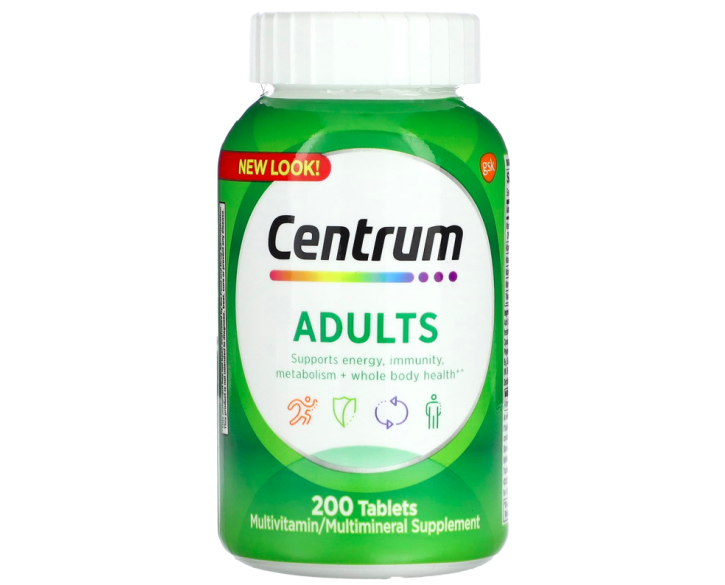 Мультивітаміни Centrum Adults Multivitamins 200 таблеток