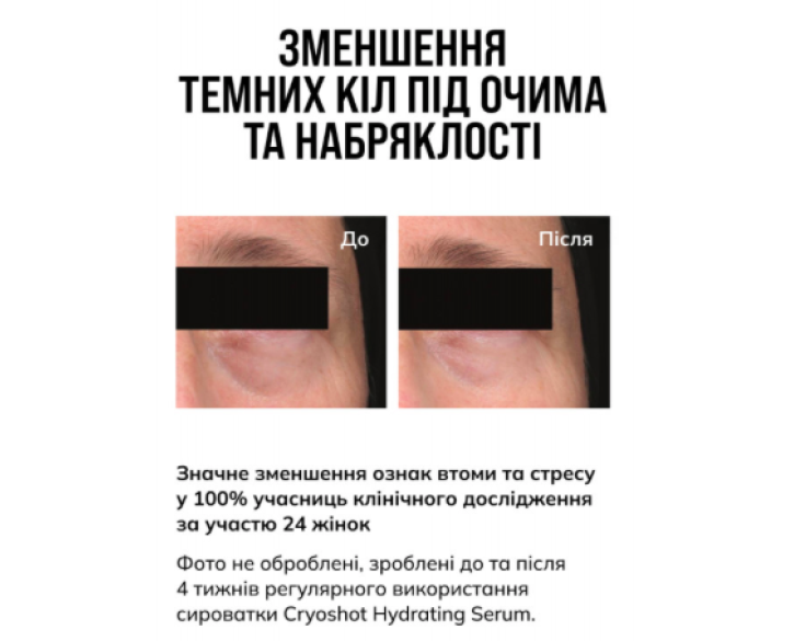 СИРОВАТКА CRYOSHOT HYDRATING SERUM INSTYTUTUM 30МЛ