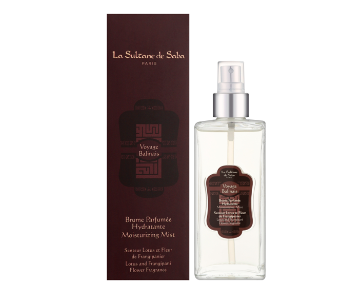 Спрей для тіла з ароматом лотоса та франжипані La Sultane de Saba Moisturizing Body Mist Lotus And Frangipani Flower 200ml