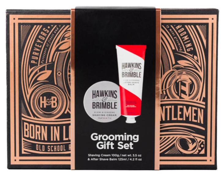 Подарунковий бокс Hawkins&Brimble Shaving Gift Set Box (shave cream + aftershave balm)