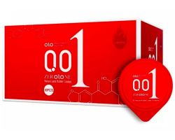 Презервативи латексні OLO Zerolone RED збуджуючі з розігріваючим ефектом 10 шт 