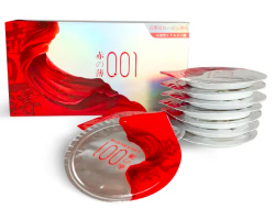 Ультратонкі латексні презервативи з термоефектом OLO Red Silver 10 шт