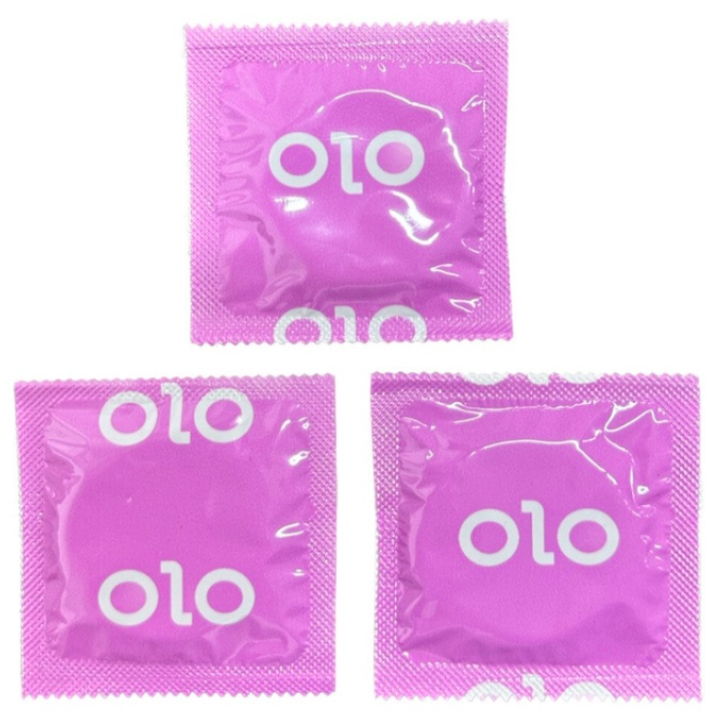 Презервативи латексні ультратонкі OLO Ultrathin Oral Sex Полуниця 10 шт 
