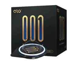 Надтонкі презервативи OLO 001 поліуретанові що не містять латексу упаковка 3 шт.