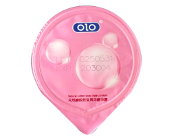 Презервативи латексні Olo 0.01 Plus тонкі рожеві сакура 1шт