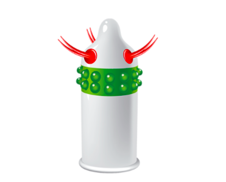 Презервативи латексні EGZO Uncle Bob з вусиками 1шт