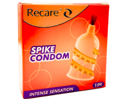 Презерватив латексний з вусиками та смужками Recare MONSTER Dulche Bombero 1шт