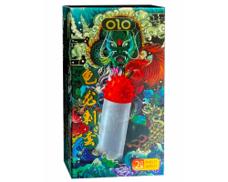 Презервативи з вусиками Olo GENBU DRAGON що подовжують на гіалуроновій основі шипи + кулька 1шт