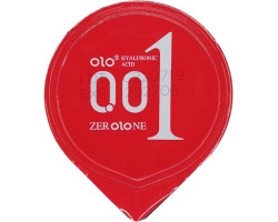 Презерватив латексний OLO Zerolone RED збуджуючі з розігріваючим ефектом 1шт 