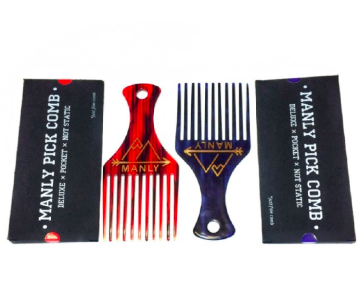 Пластиковий гребінець для волосся MANLY PICK COMB