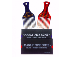 Пластиковий гребінець для волосся MANLY PICK COMB