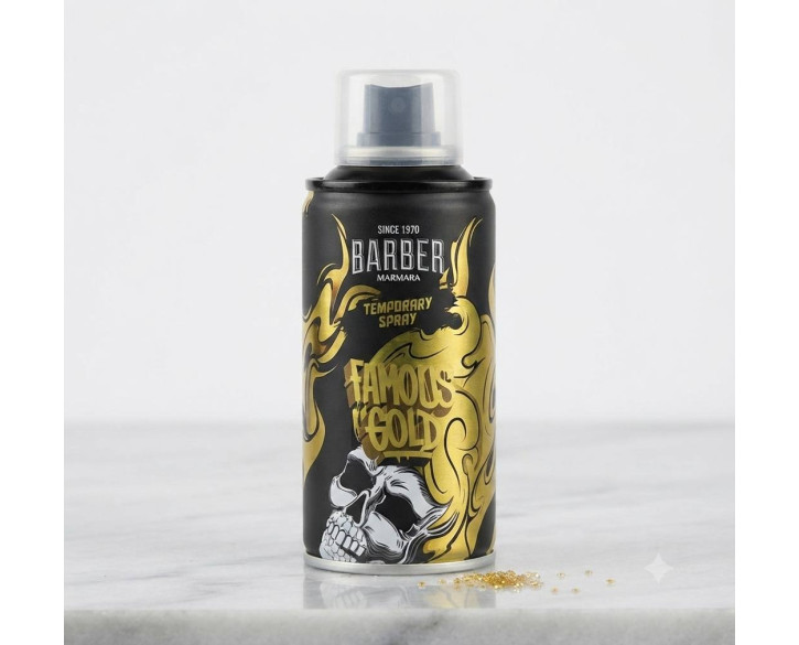 Камуфляж для волосся Marmara BARBER HAIR COLOR SPRAY FAMOUS GOLD 150мл