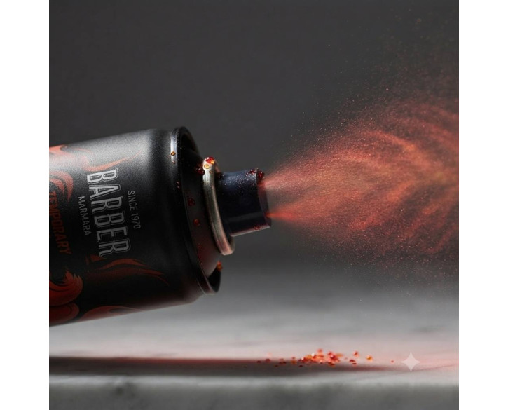 Камуфляж волосся Marmara BARBER HAIR COLOR SPRAY HERO RED 150мл