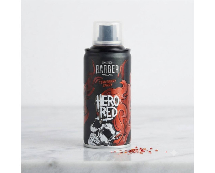 Камуфляж волосся Marmara BARBER HAIR COLOR SPRAY HERO RED 150мл