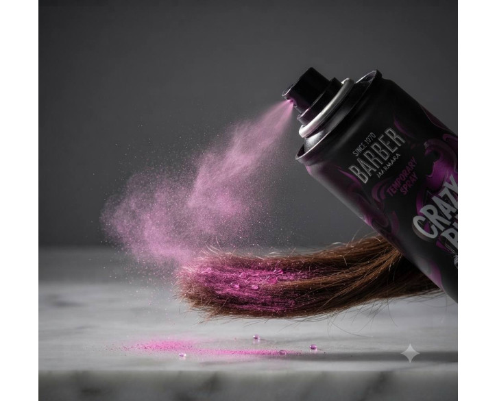 Камуфляж волосся Marmara BARBER HAIR COLOR SPRAY CRAZY PINK 150мл