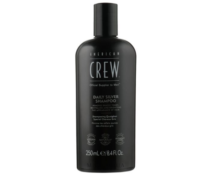 Шампунь для сивого волосся American Crew Daily Silver Shampoo 250мл