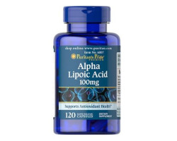 Альфа-ліпоєва кислота Puritan's Pride Alpha Lipoic Acid 100 mg 120 капс