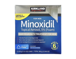 Піна Minoxidil Kirkland Signature 5% 6 флаконів по 60 мл
