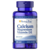 Кальцій Puritan's Pride Calcium Magnesium Vitamin D3 120 таб.