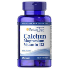 Кальцій Puritan's Pride Calcium Magnesium Vitamin D3 120 таб.