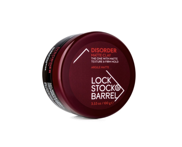 Глина для укладки волосся LOCK STOCK & BARREL Disorder Matte Clay (100g)