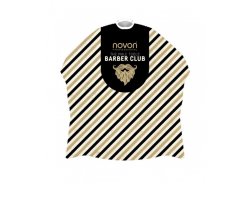 Пеньюар Novon Professional Cape Barber Stripes Black/Gold/White