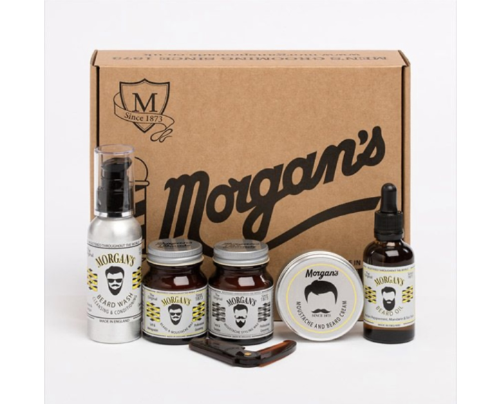 Подарунковий набір для догляду за бородою та вусами Morgan's Moustache & Beard Gift Set