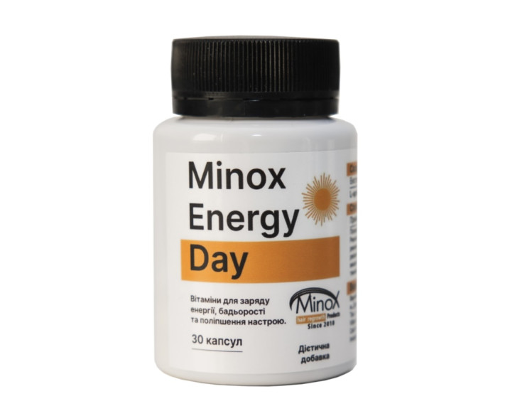 Мультиактивний стимулятор для енергії та настрою MinoX Energy Day 30таб