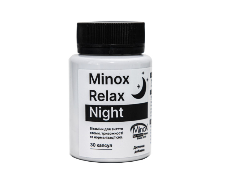 Релаксант для нормалізації сну та біоритмів MinoX Relax Night 30таб