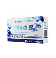 Магнію цитрат Mag B6 All Nutrition (30 капсул)