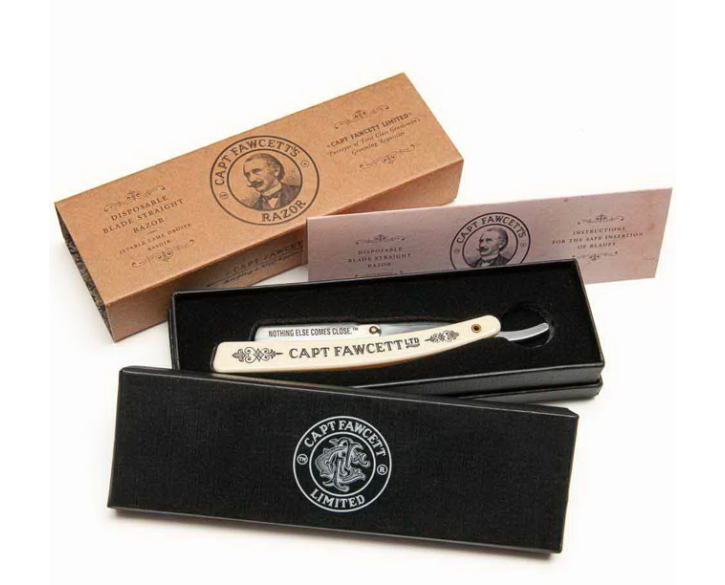 Бритва для гоління в коробці Capitan Fawcett Disposable Blade Straight Razor