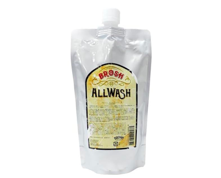 Засіб 3в1 шампунь, засіб для вмивання обличчя і тіла (запаска) BROSH ALL WASH -WOOD SEED Refill 380ml