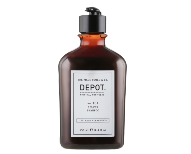 Шампунь для сивого та світлого волосся Depot Hair Cleansings 104 Silver Shampoo 250 ml
