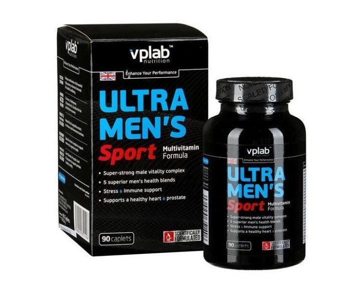 VP Lab Nutrition, Ultra Men's Sport Multivitamin Formula (90 капсул)