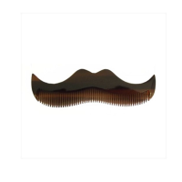Гребінець для вус та бороди "Morgans Amber Moustache Shaped Comb"