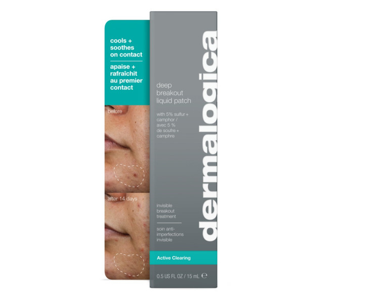 Dermalogica Deep Аcne Invisible Liquid Patch - Рідкий пластир для лікування акне, 15 мл