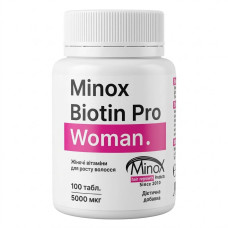 Вітаміни проти випадіння волосся Minox Biotin Pro Woman