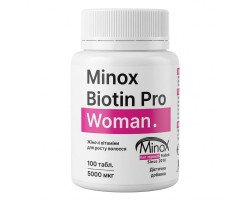 Вітаміни проти випадіння волосся Minox Biotin Pro Woman