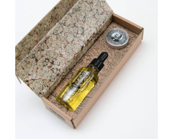 Набір олія для бороди та віск для вусів Captain FawcettPrivate Stock Beard Oil (50ml) Moustache Wax (15ml) Gift 