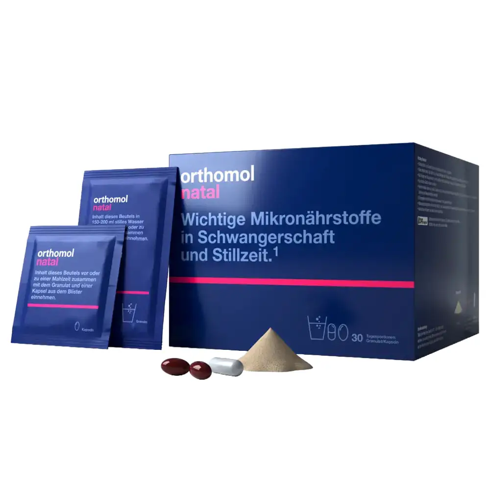 ᐉ Купити Orthomol Natal (гранули-капсули) курс на 30 днів від Стаса Бороди