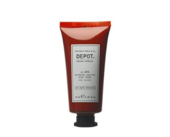 Заспокійливий крем для гоління DEPOT 404 Soothing Shaving Soap Cream For Brush 30ml