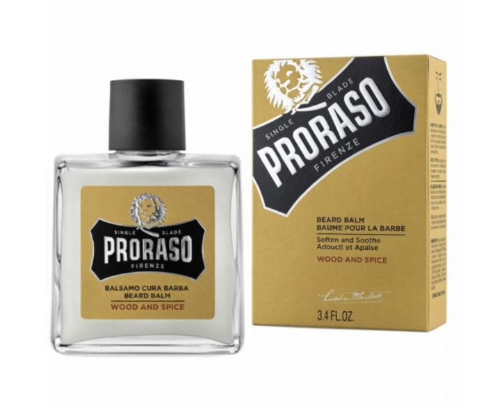 Набір для бороди "Proraso Duo Pack Beard Balm+ Shampoo Wood & Spice"