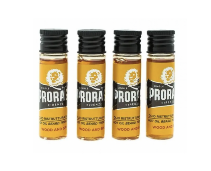 Набір олій для бороди Proraso Wood & Spice Beard oil 4 по 17мл