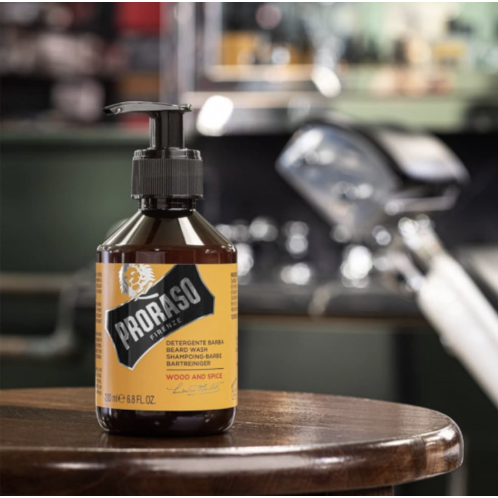 Шампунь для бороди Proraso Wood and Spice beard wash 200 мл