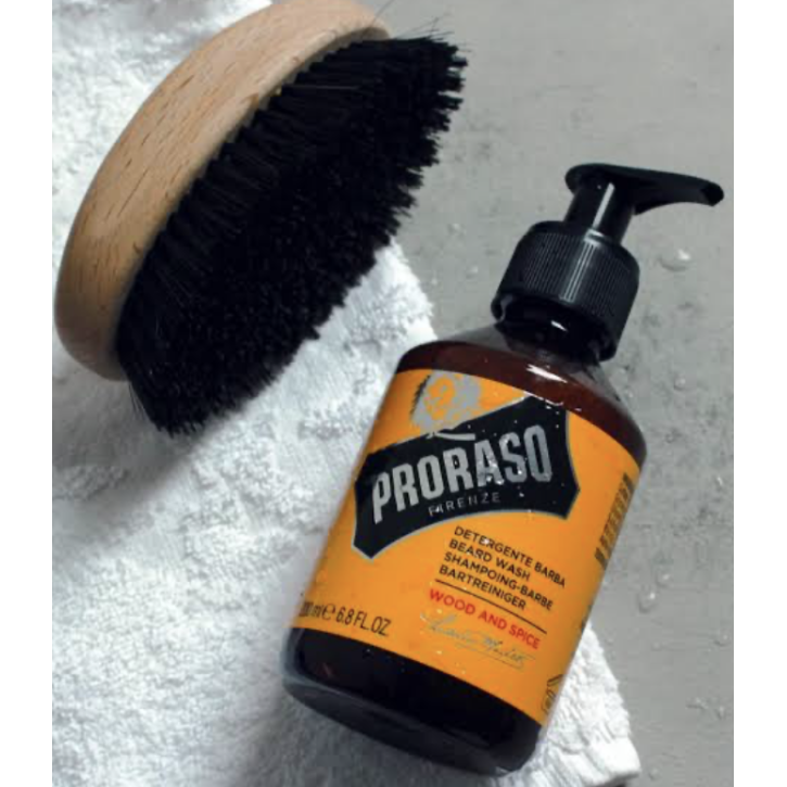 Шампунь для бороди Proraso Wood and Spice beard wash 200 мл