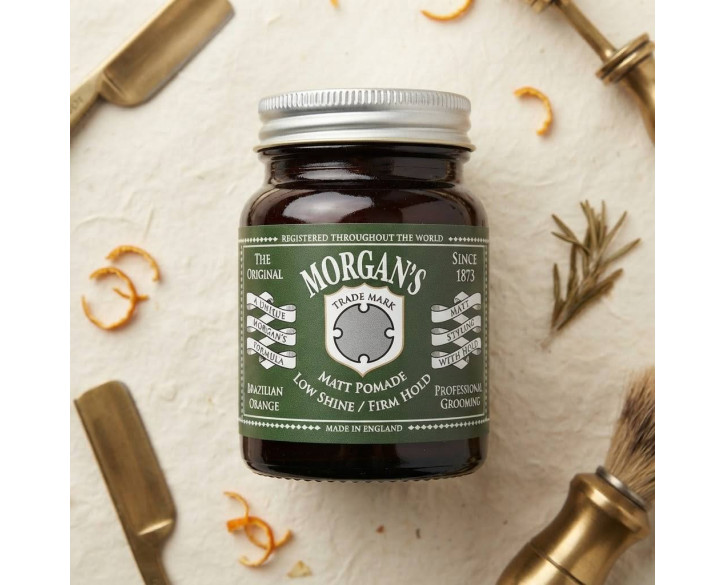 Помада для стилізації Morgan's Matt Pomade Low Shine/Firm Hold Green label 50 г